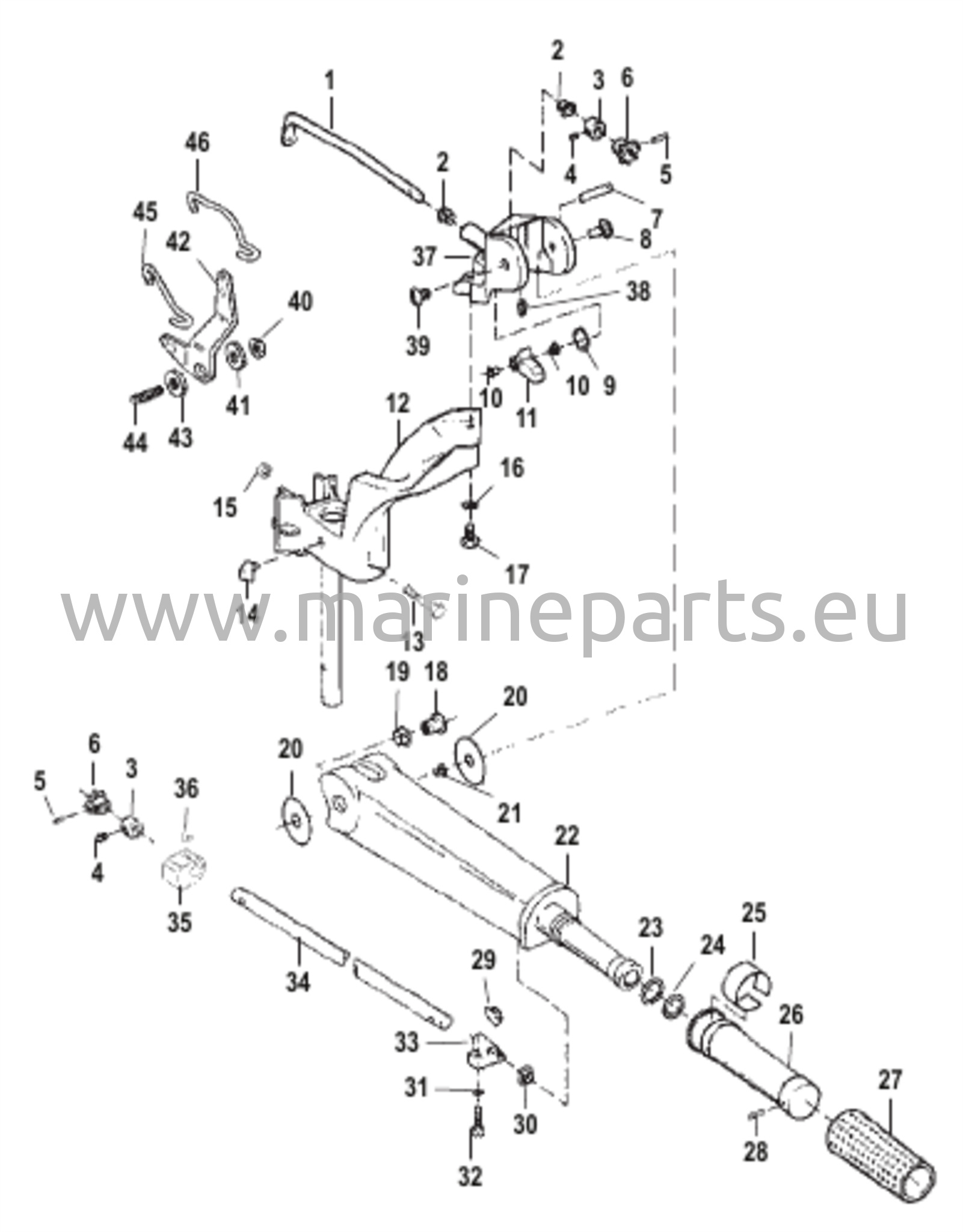 Tiller Handle / Linkage
