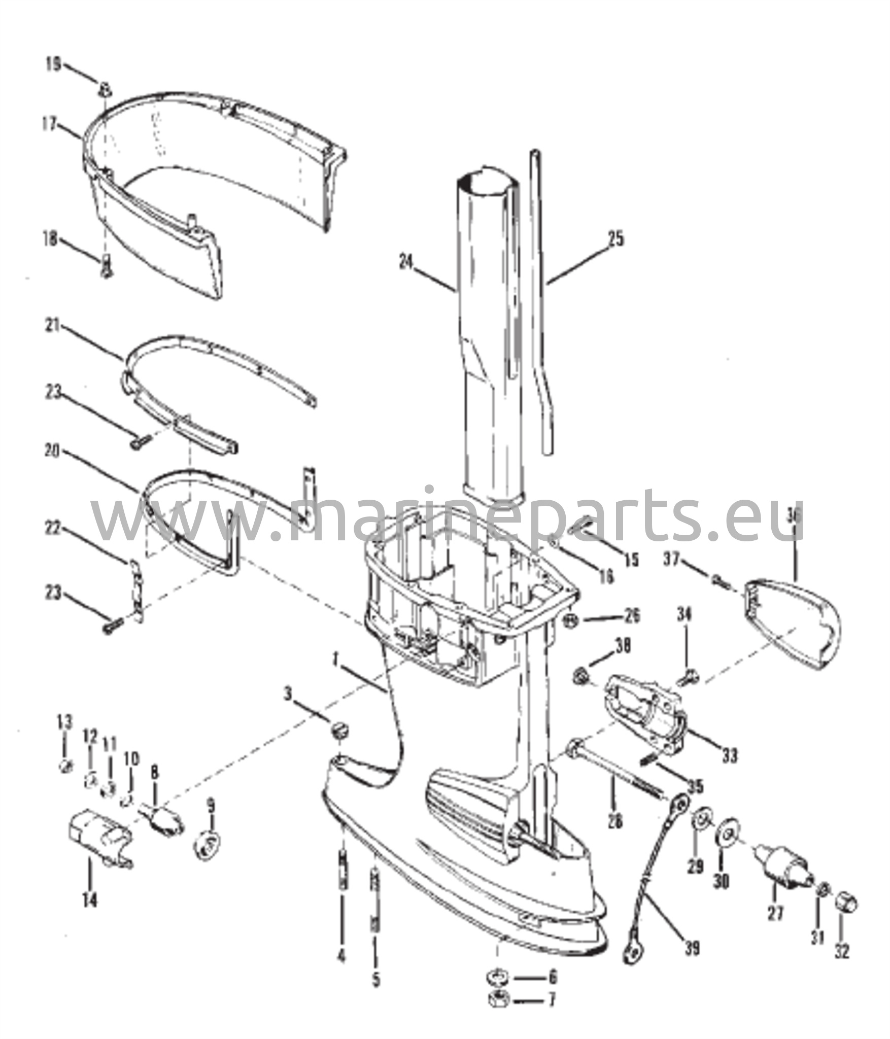 Voimansiirron akselikoteloasennus