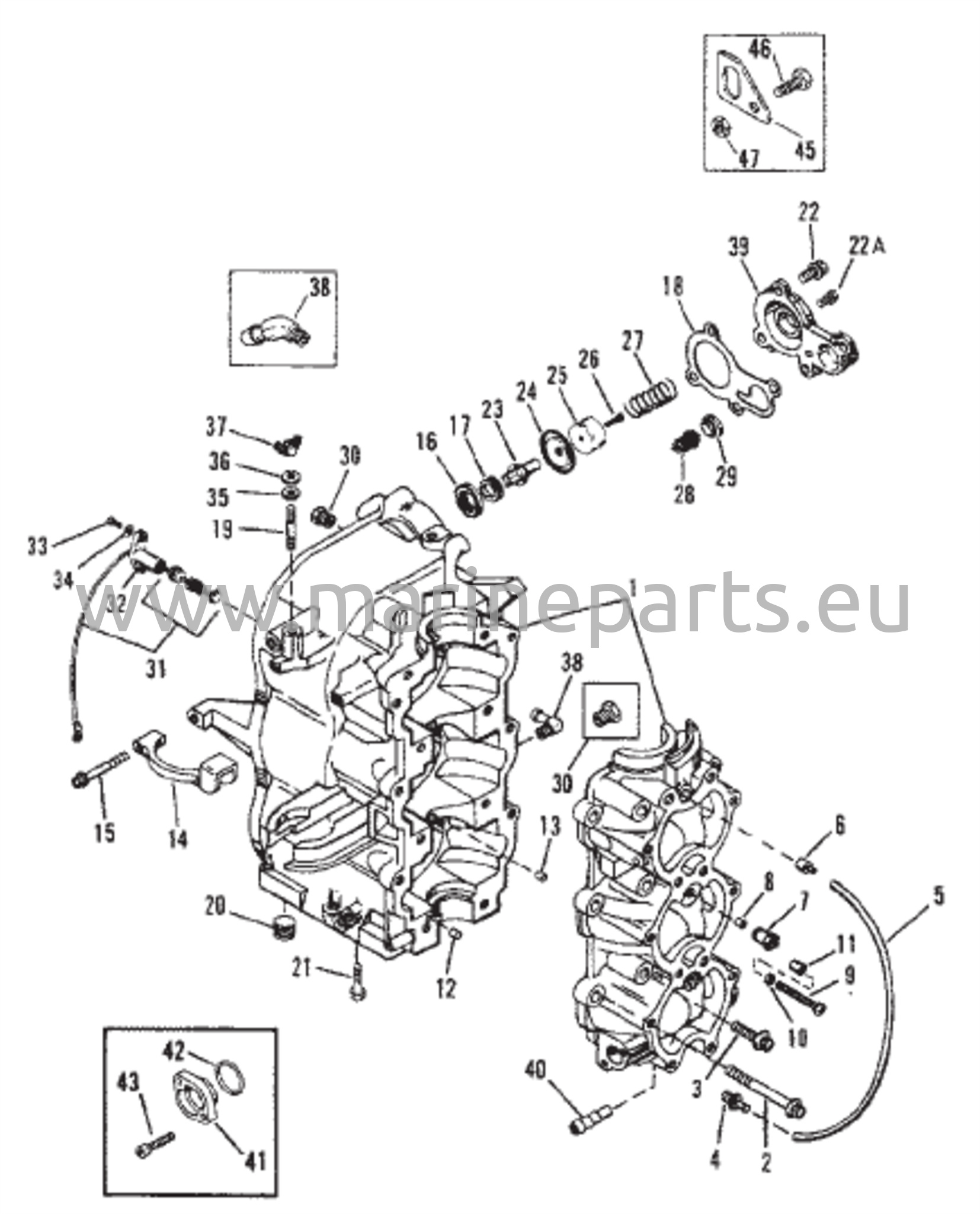 Sylinterilohko ja kampikammio