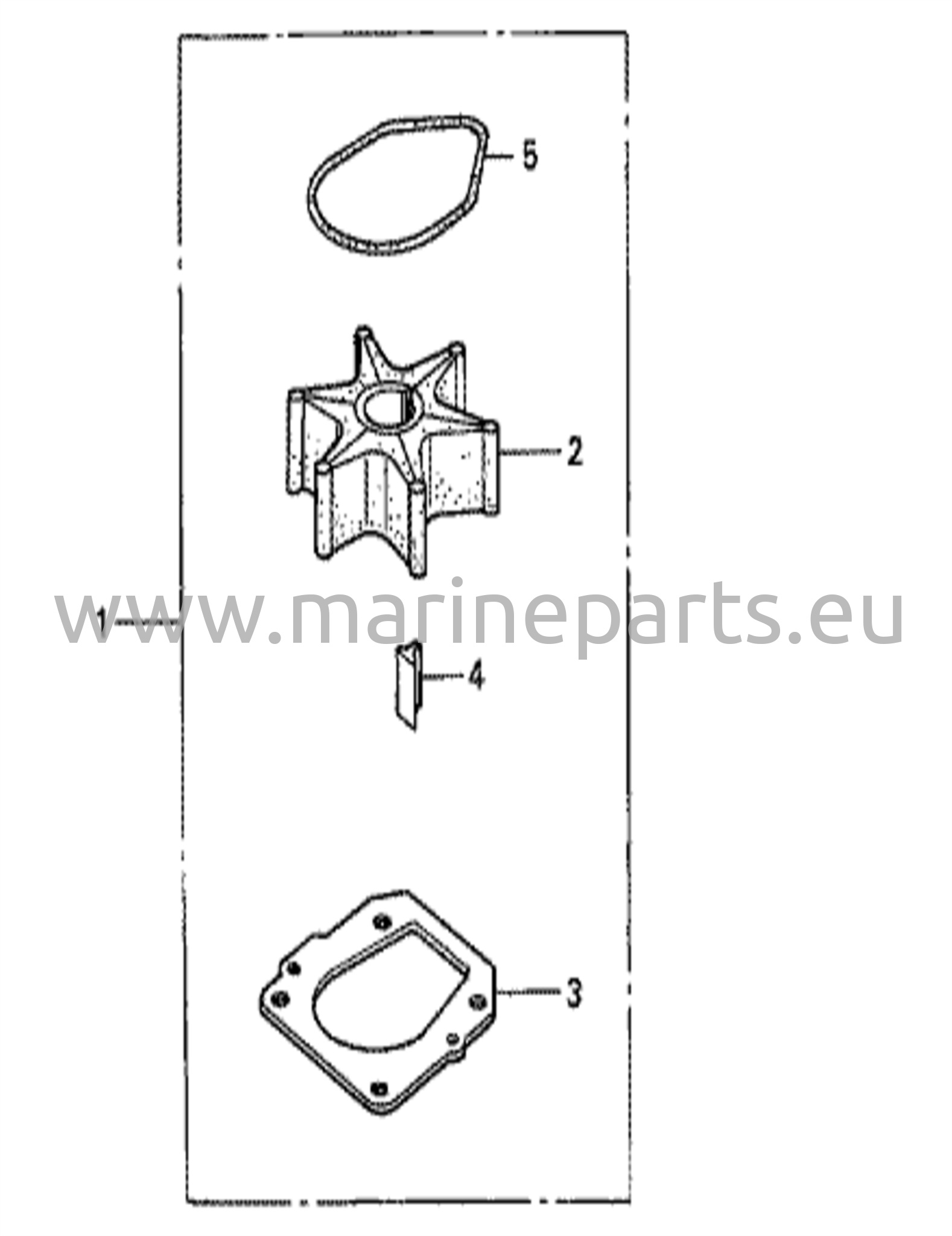 Impellerkit för vattenpump (1)