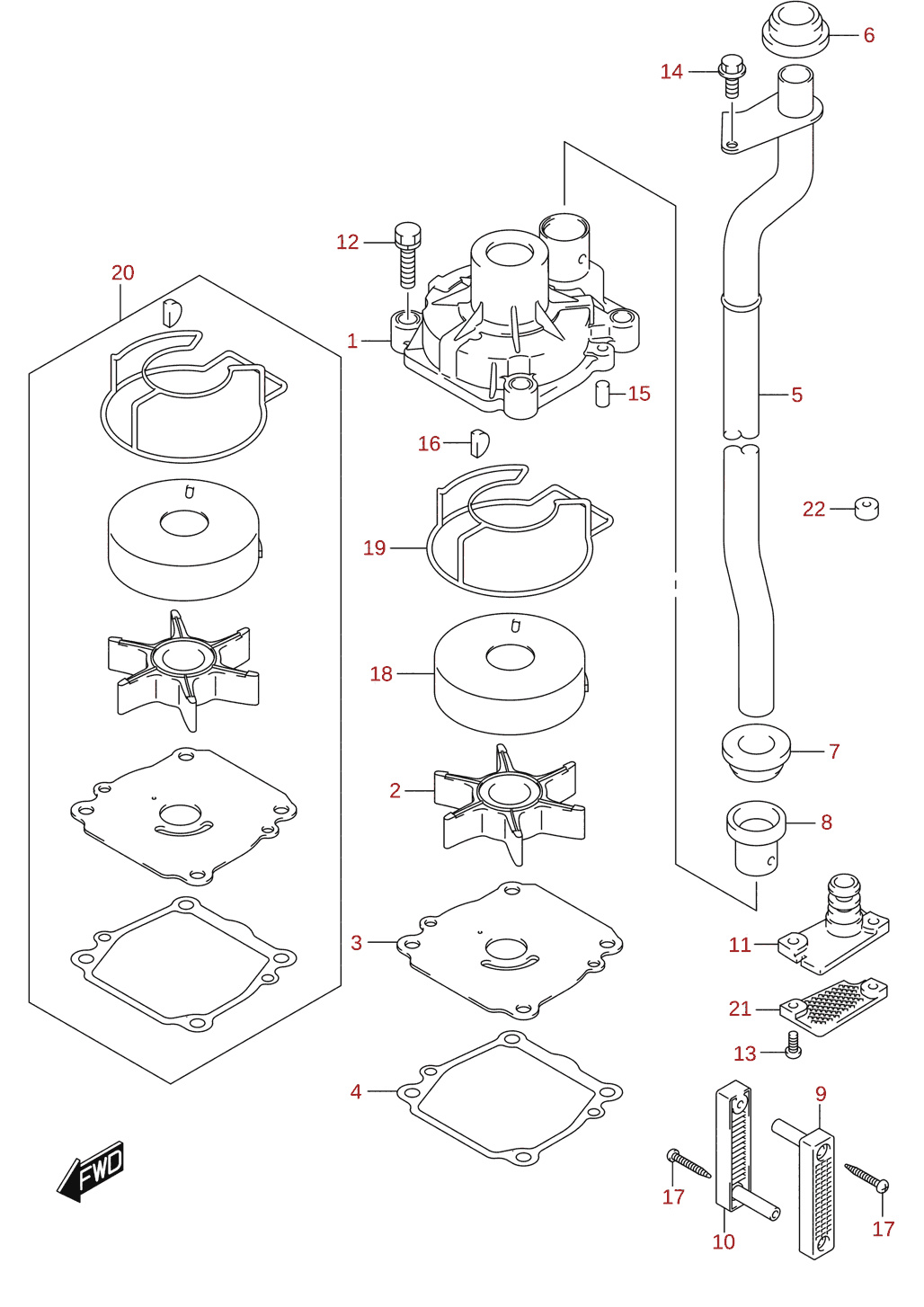Veepump (DF40ASVT, DF50AVT, DF60AVT)