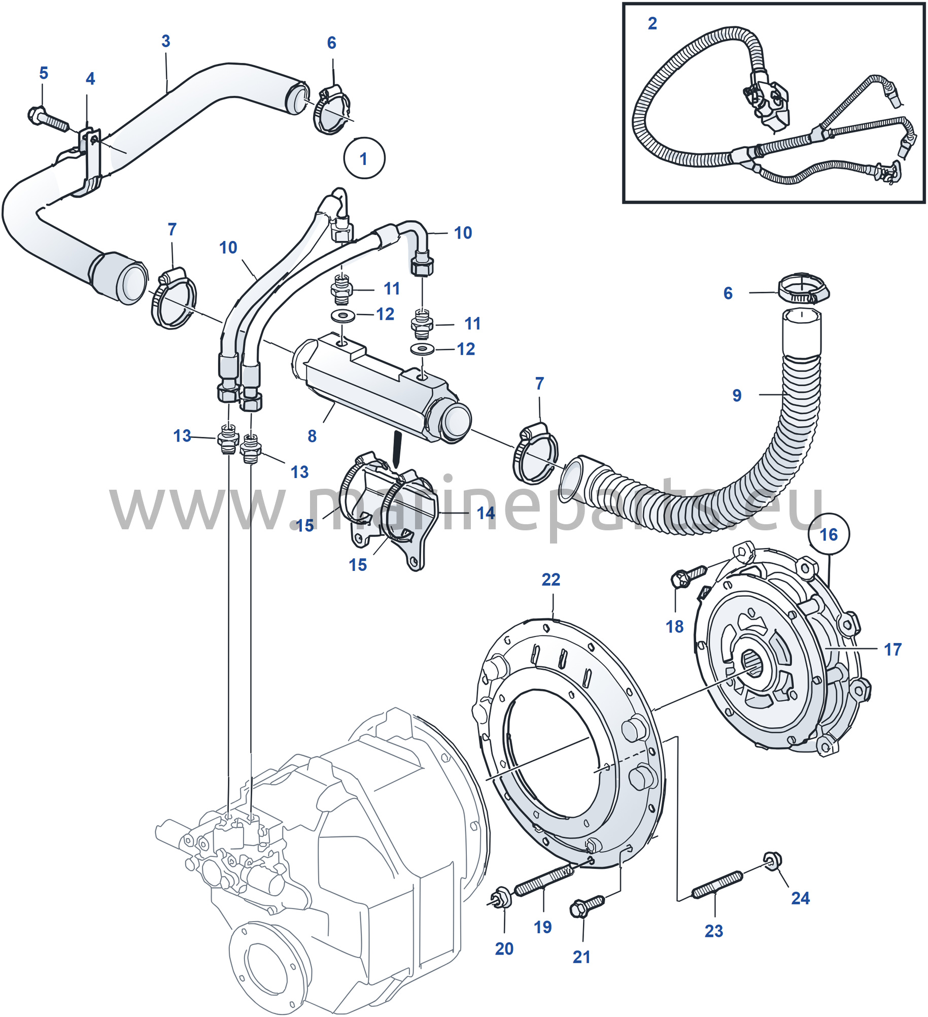 Connecting Kit Reverse Gear HS63AE