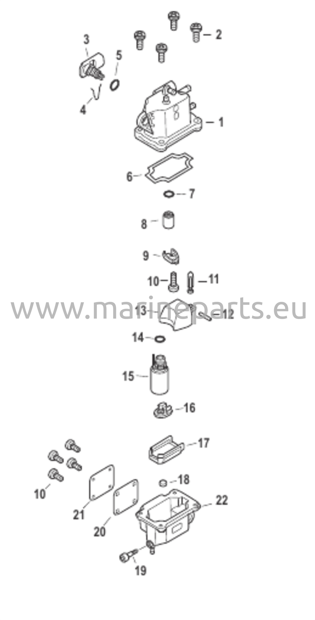 Höyryn erotin -osat