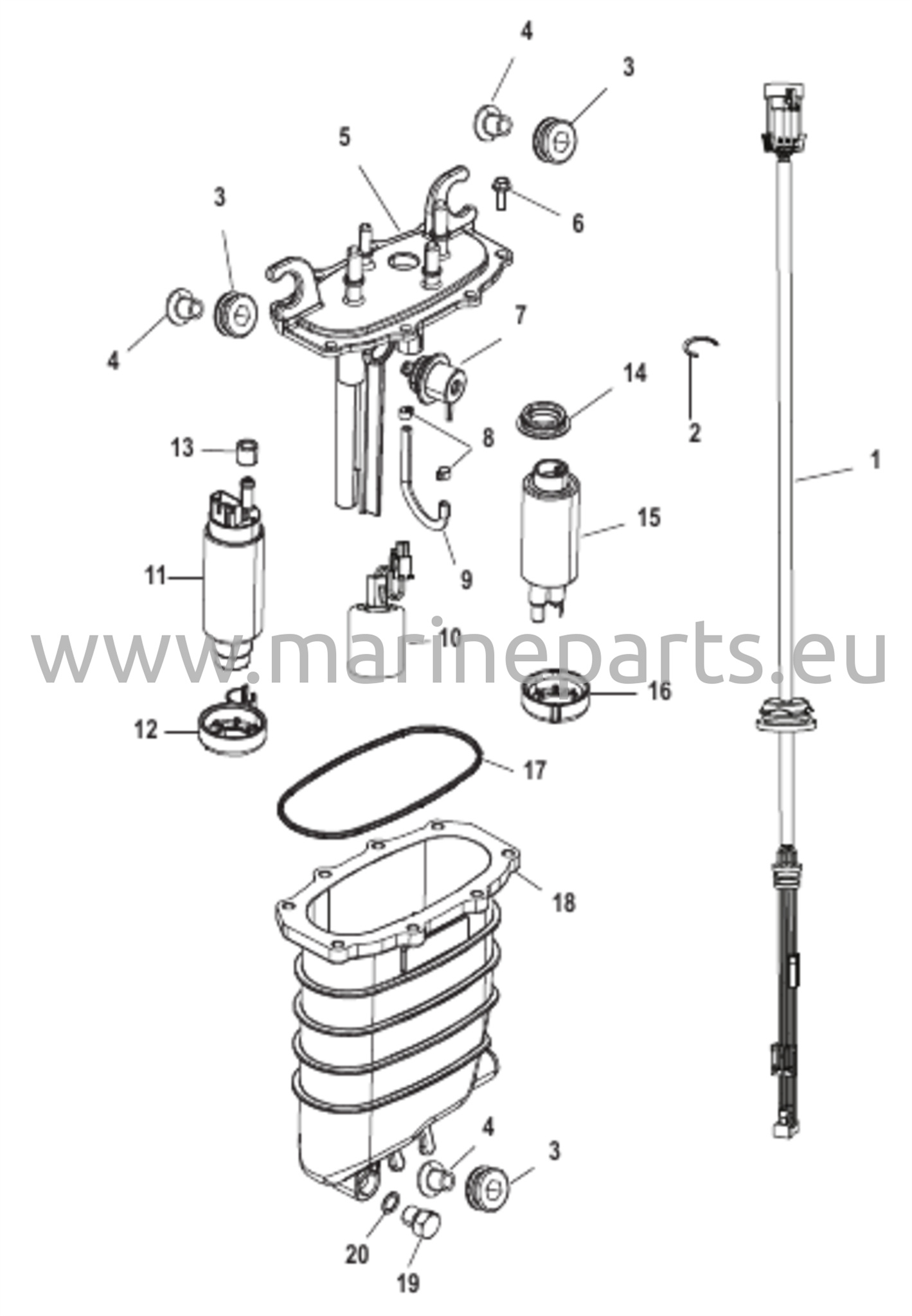 Polttoaineen syöttömoduuli