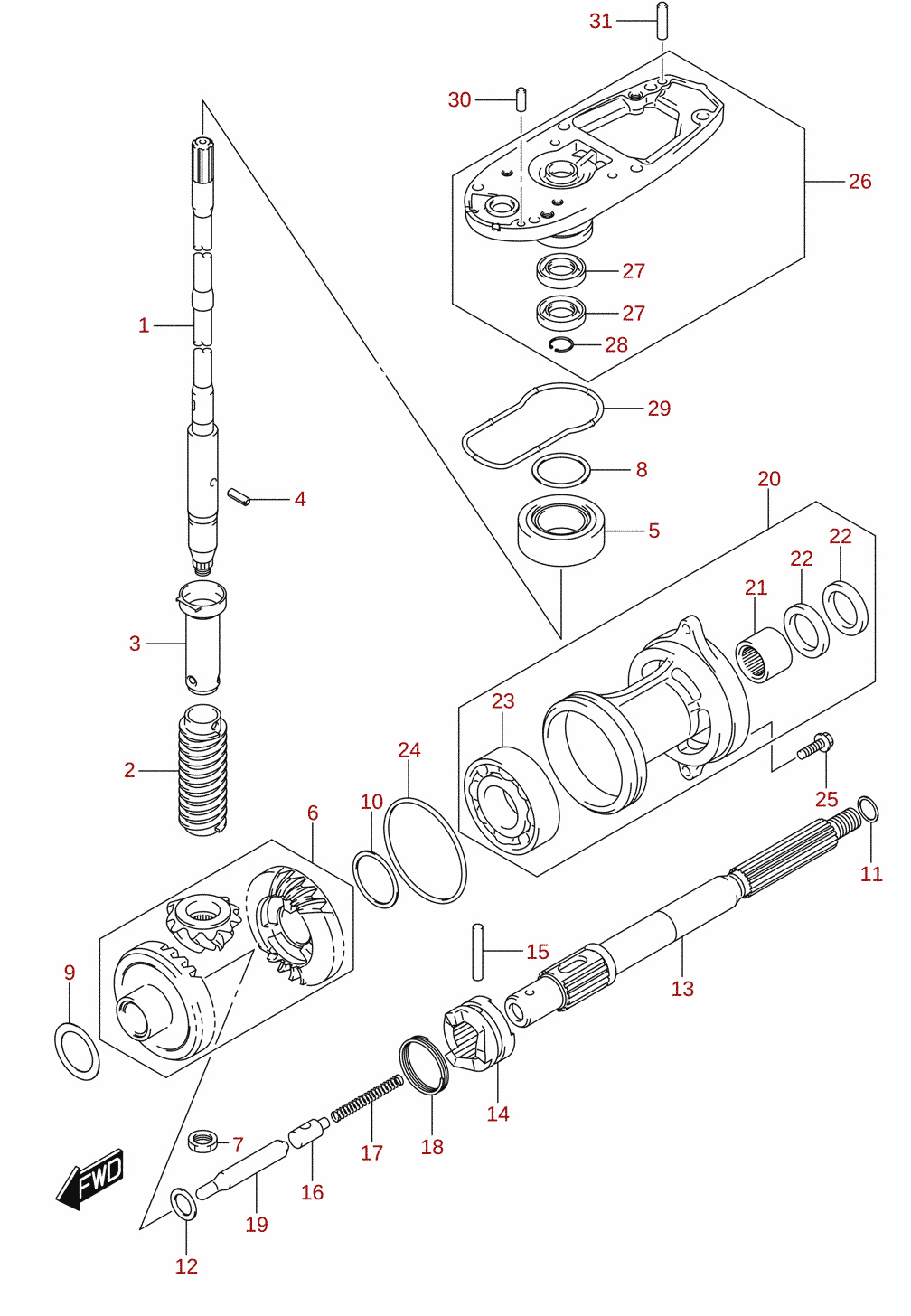 Transmission (DF60) 1/2