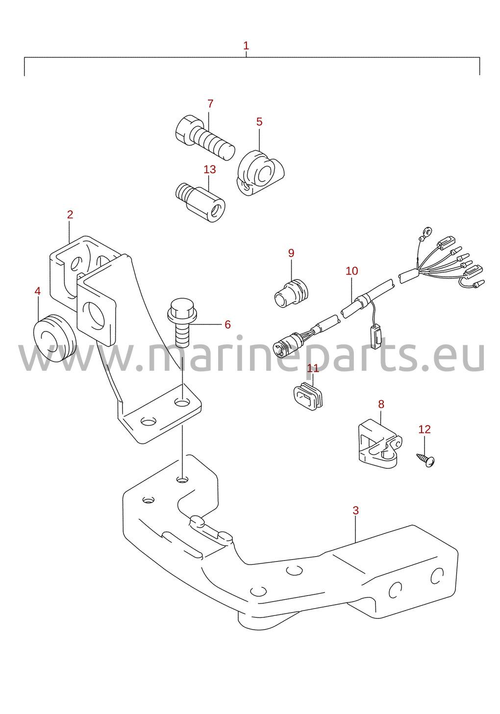 Remote control parts (2004) (optional)
