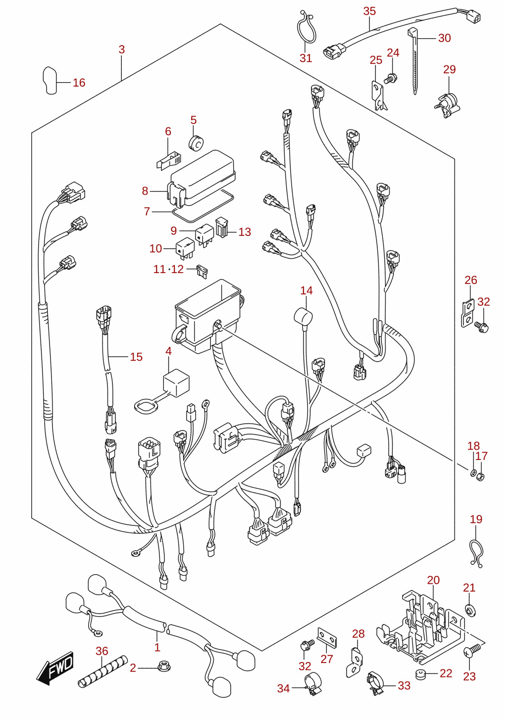 Kabelstam (DF100B) 2/2