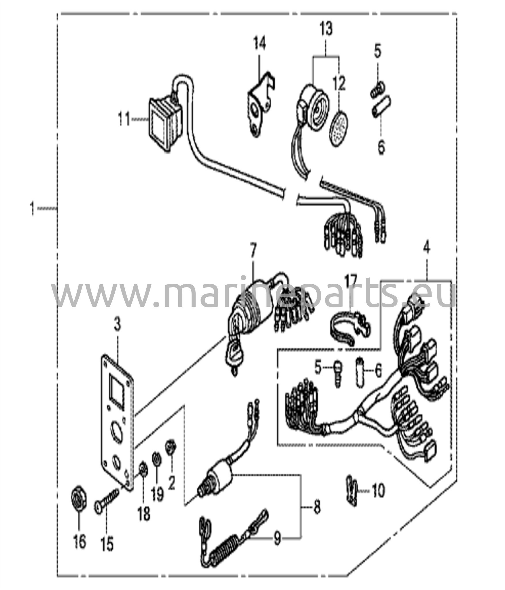 Strömbrytarpanelkit (2)
