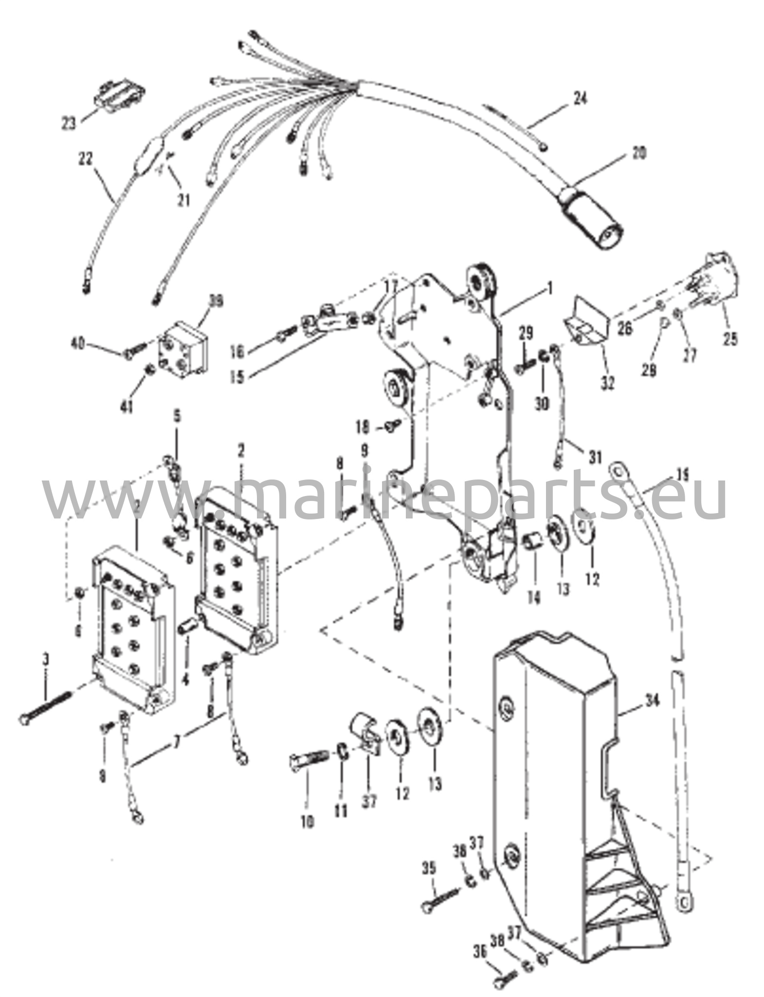 Johdotussarja / Käynnistinrele