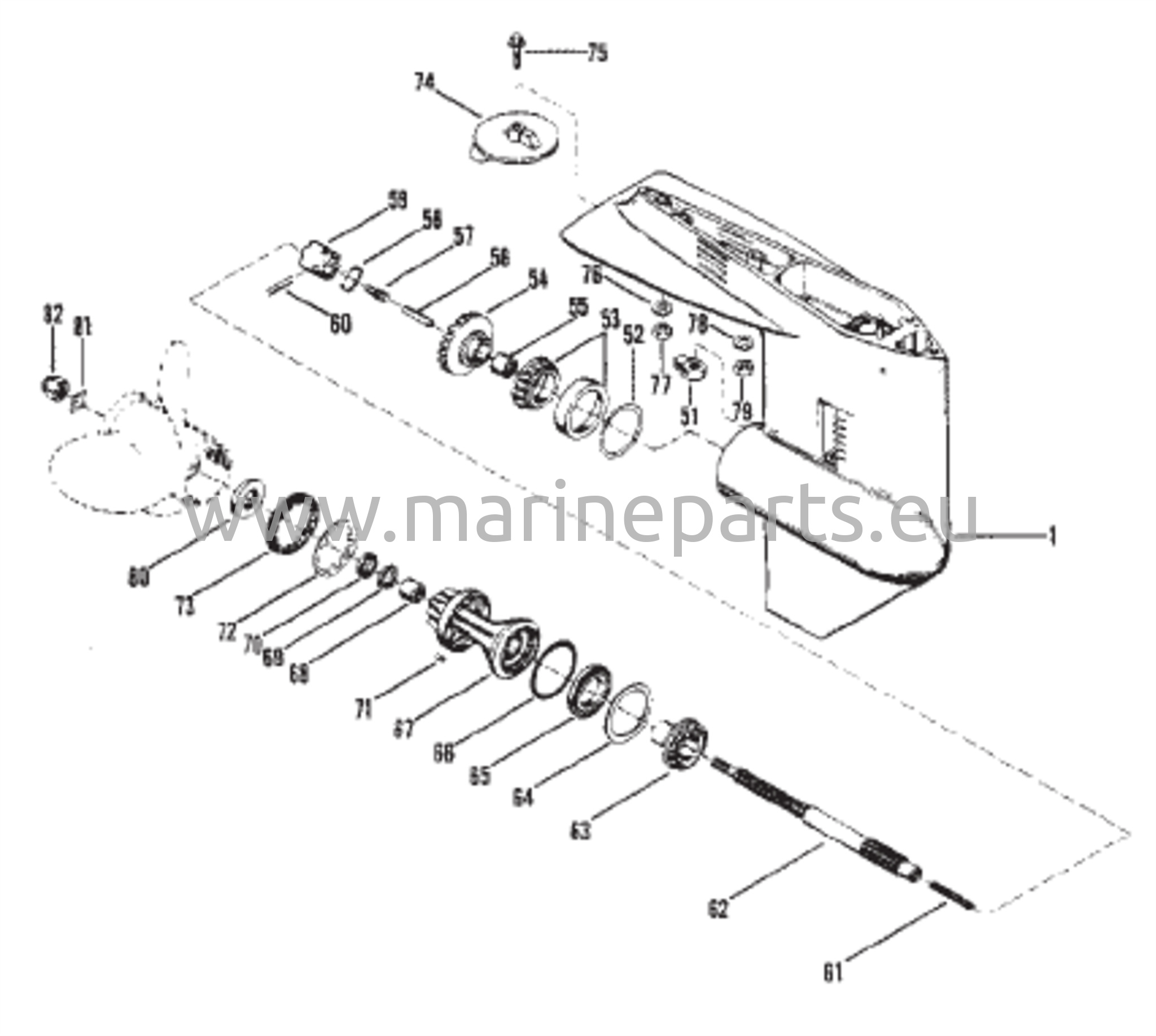 Gear Housing (Propeller Shaft) 