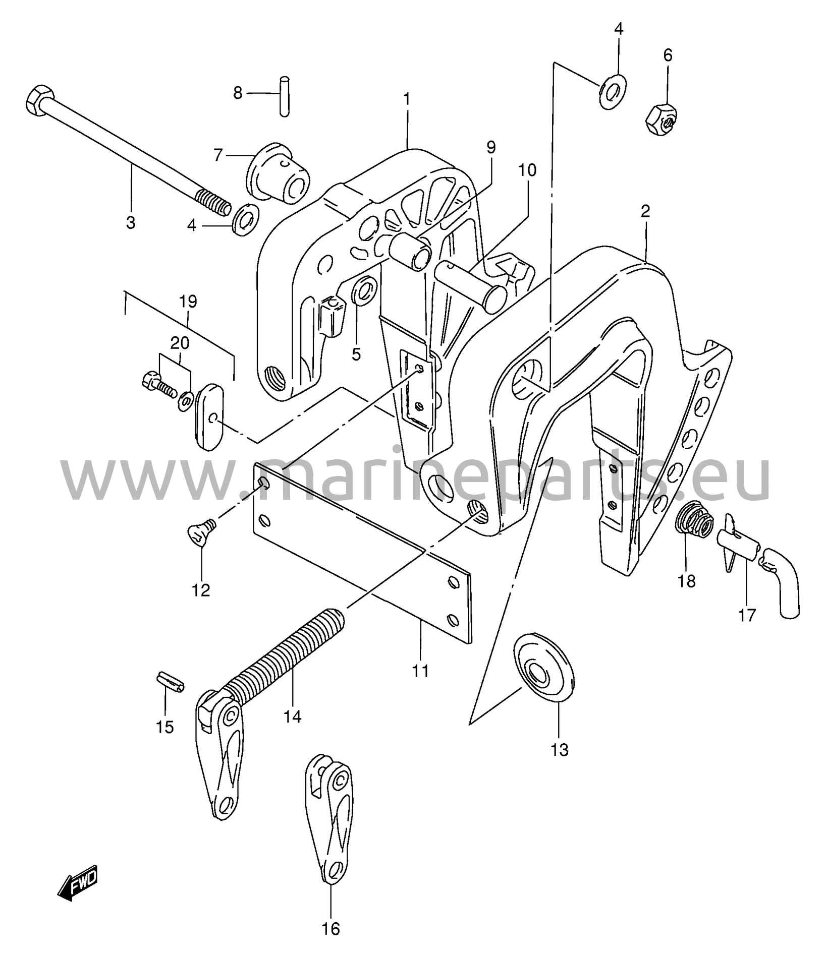 Clamp bracket