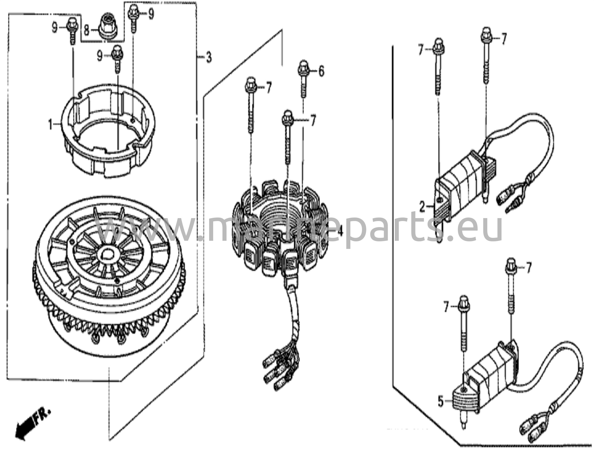 Svänghjul/tändspole