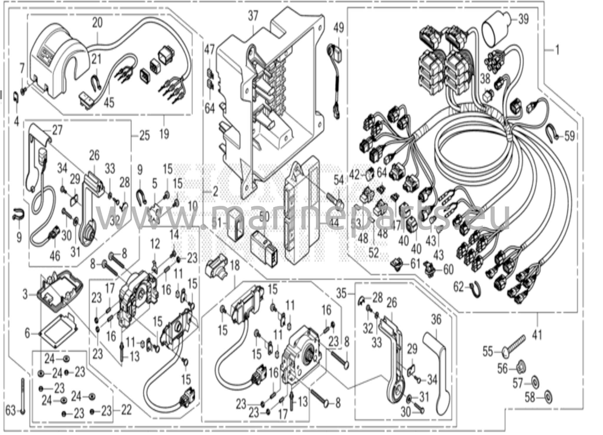 Kaukosäädin (yläasenteinen kaksityyppinen) (pää) (dbw)