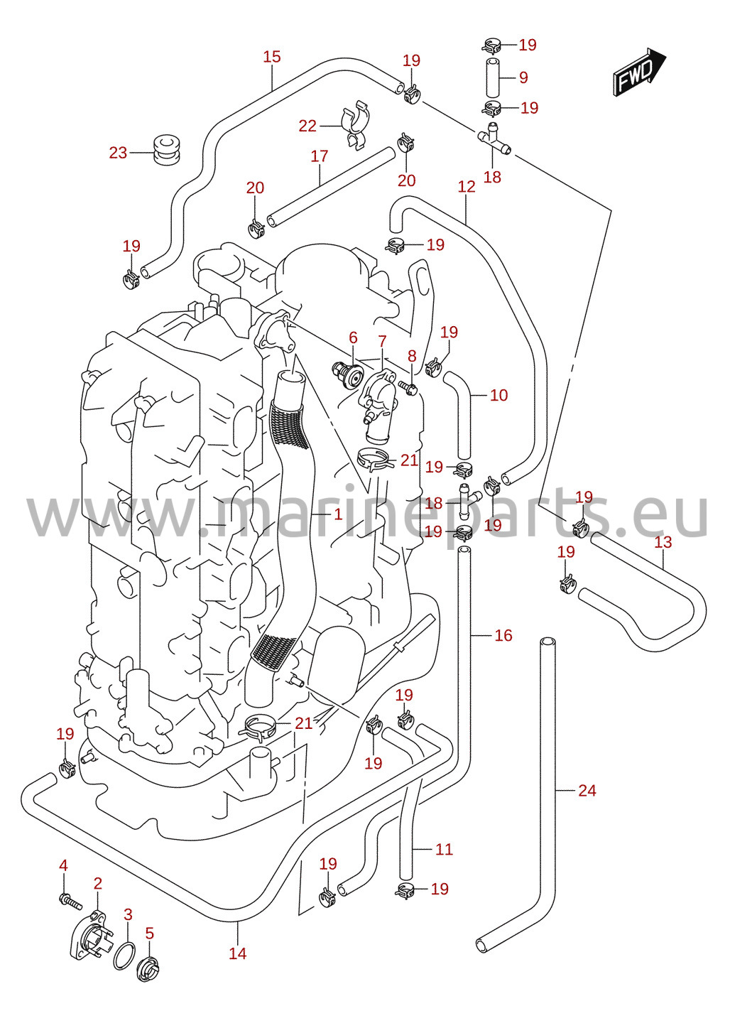 Thermostat (DF150T, DF150Z, DF175T, DF175Z)