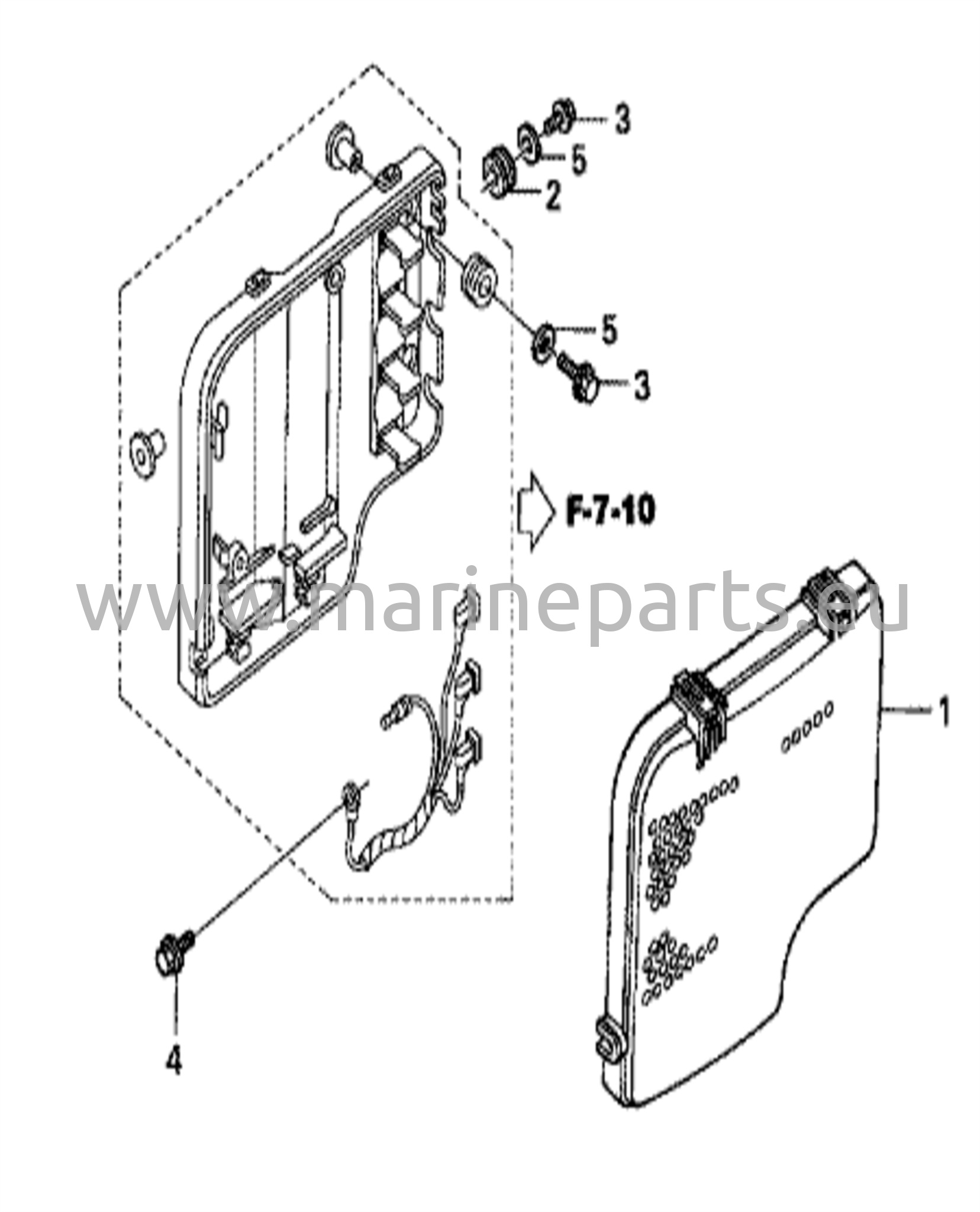 C.D.I.-yksikön suojus