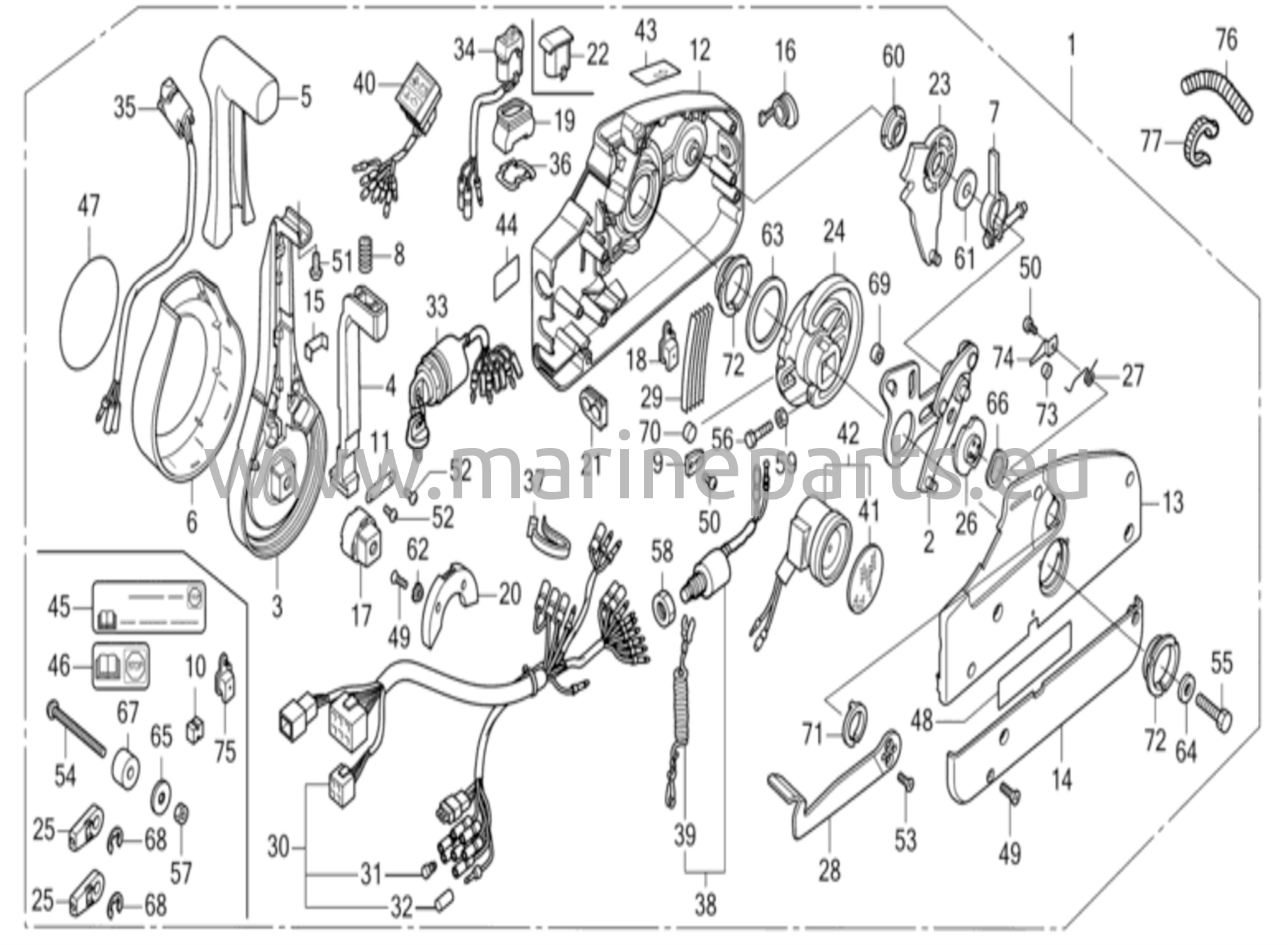 Kauko-ohjain (NHK MEC) (kahvan kansi = kromi)