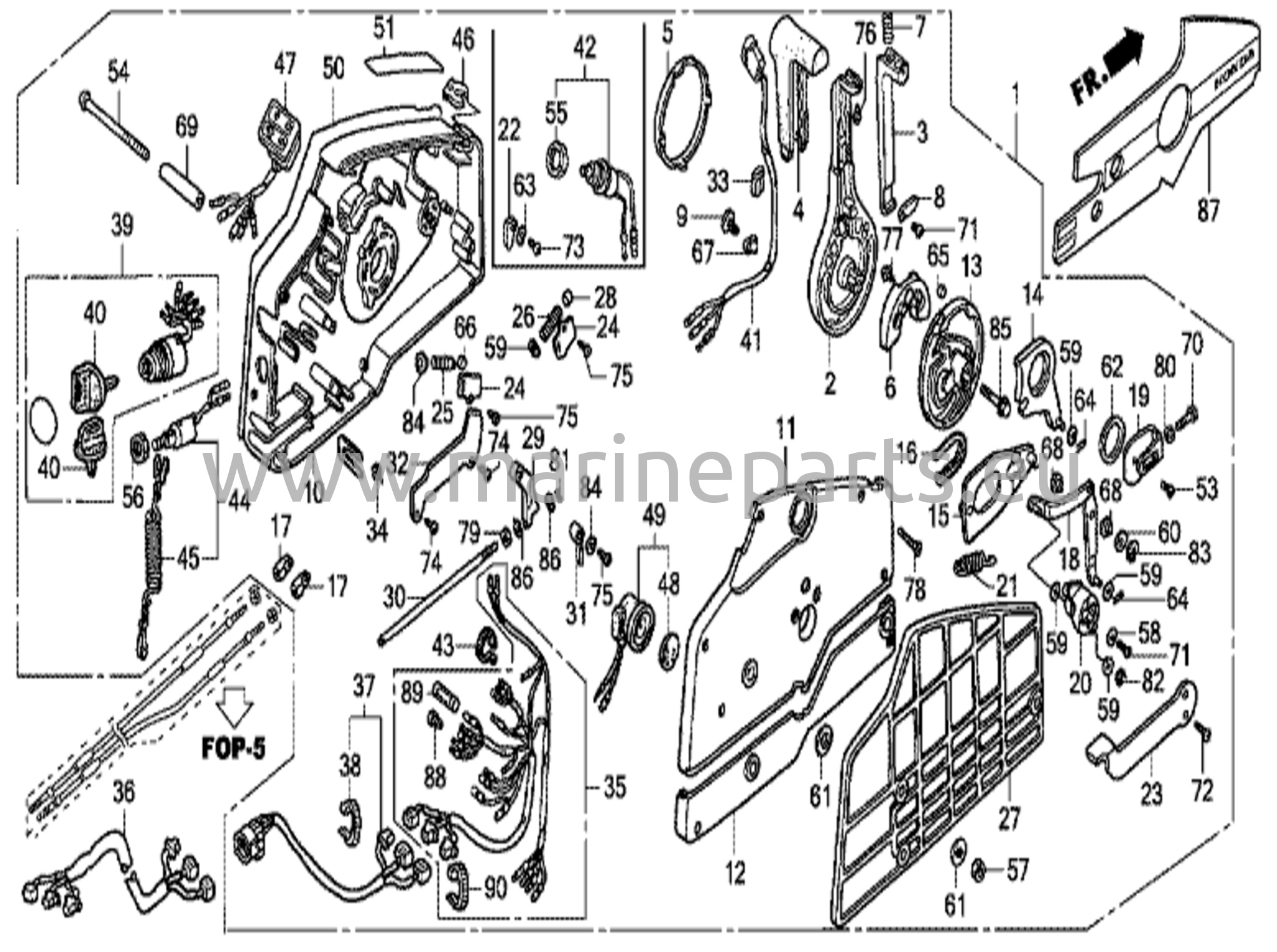 Fjärrkontroll (Hi-Lex) (handtagskåpa = grå)