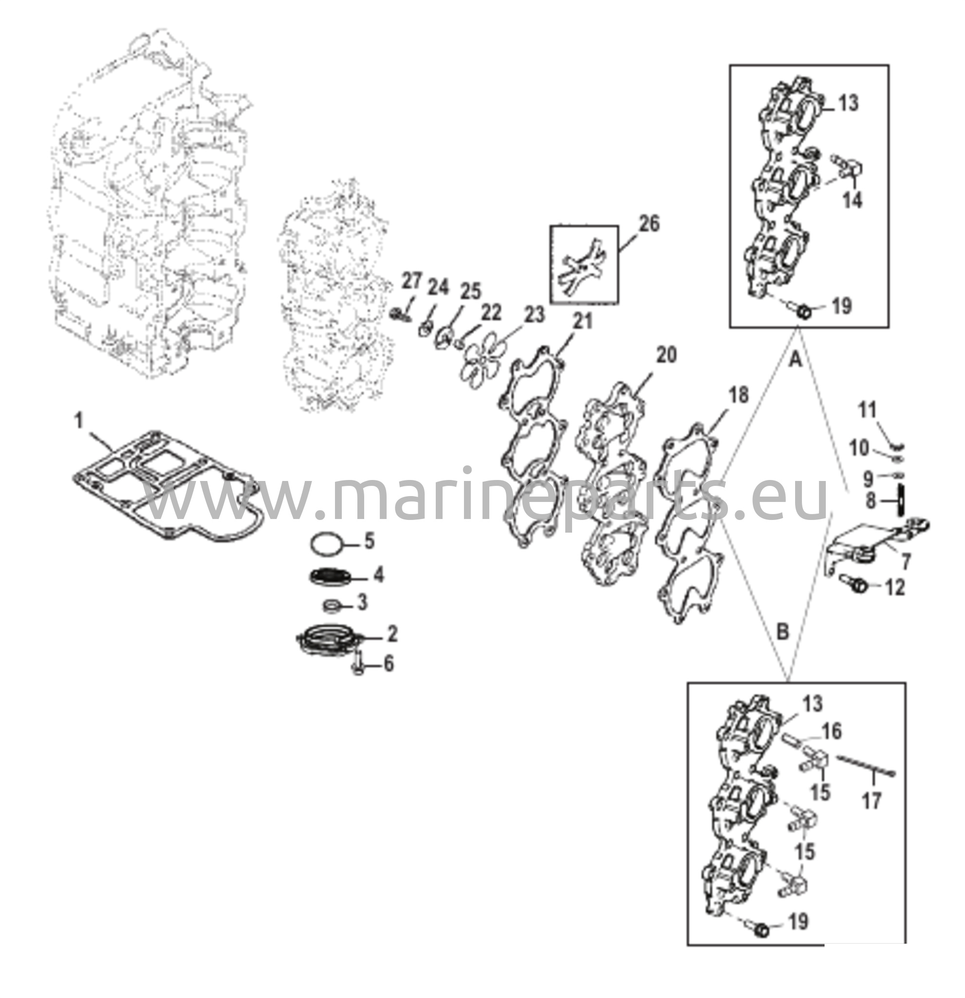Induktiokollektori ja kalvolohko