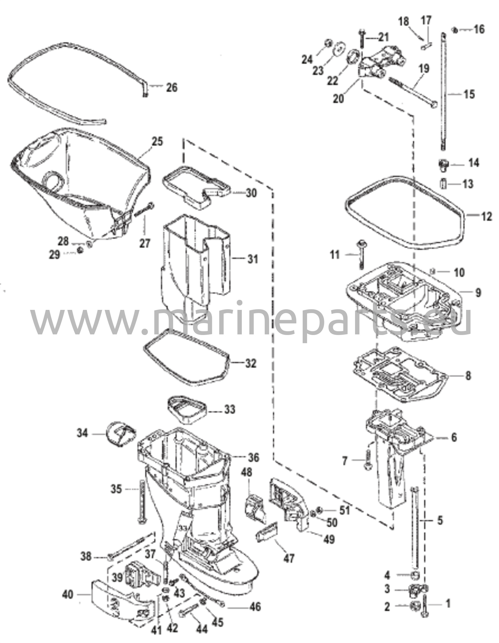 Voimansiirron akselikotelo