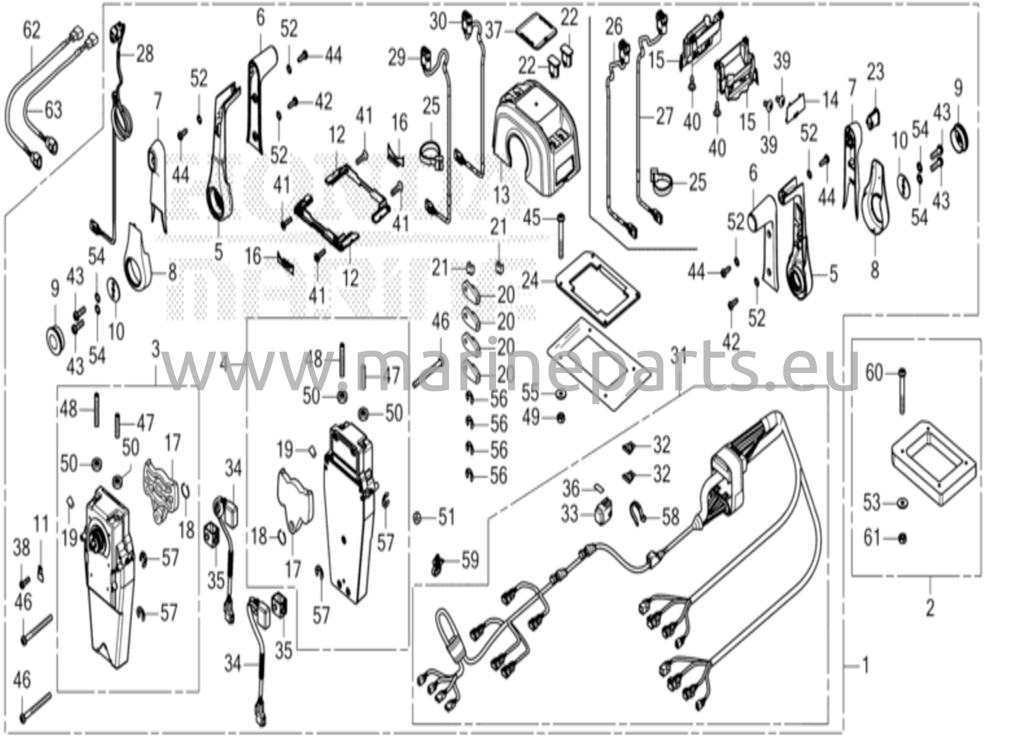 Kaukosäädin (yläkiinnitteinen kaksoistyyppi) (nhk mec)