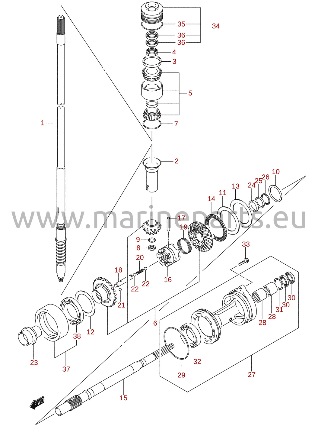 Transmission (DF150ZG, DF175ZG)