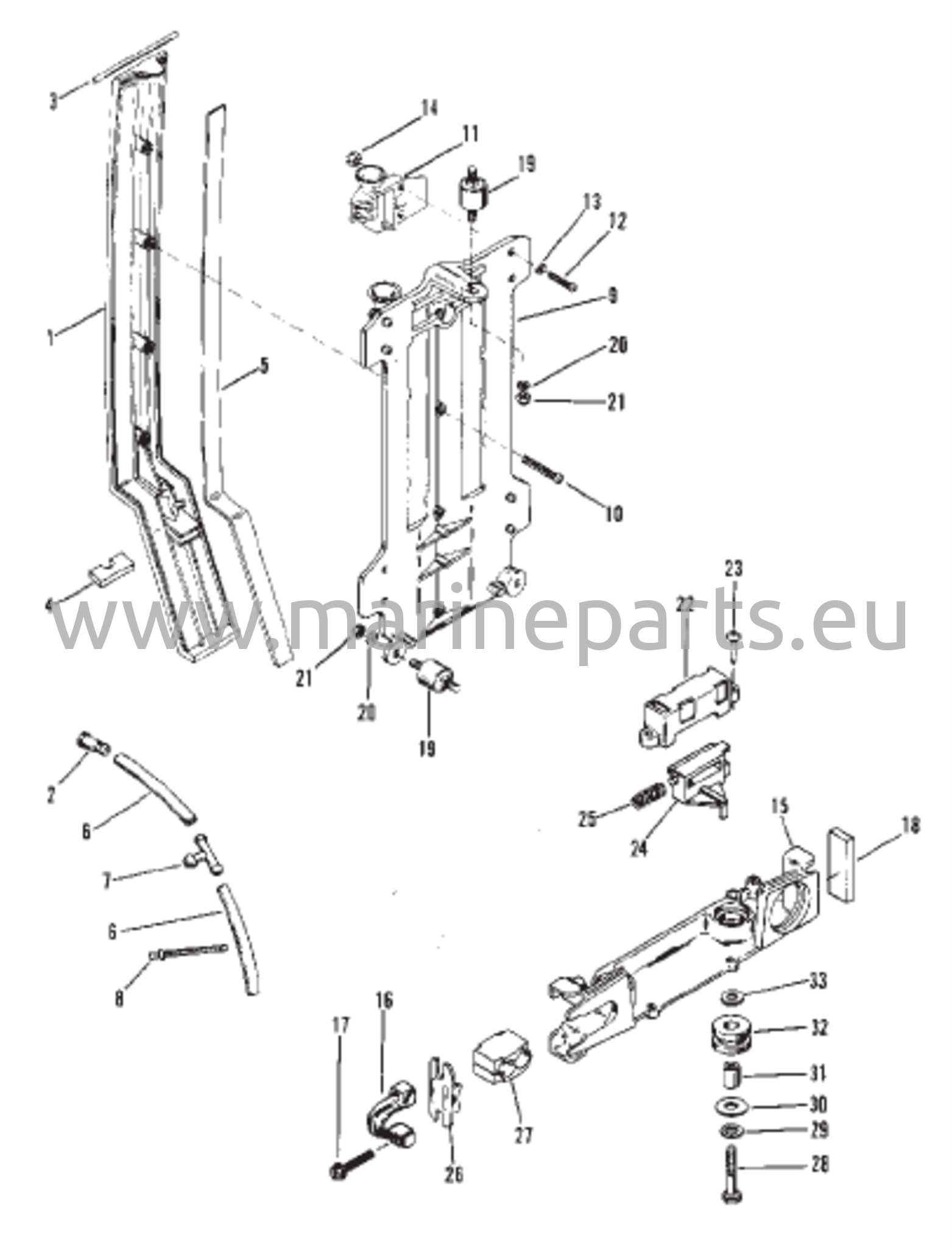 Tuulilasin kiinnitystelineet