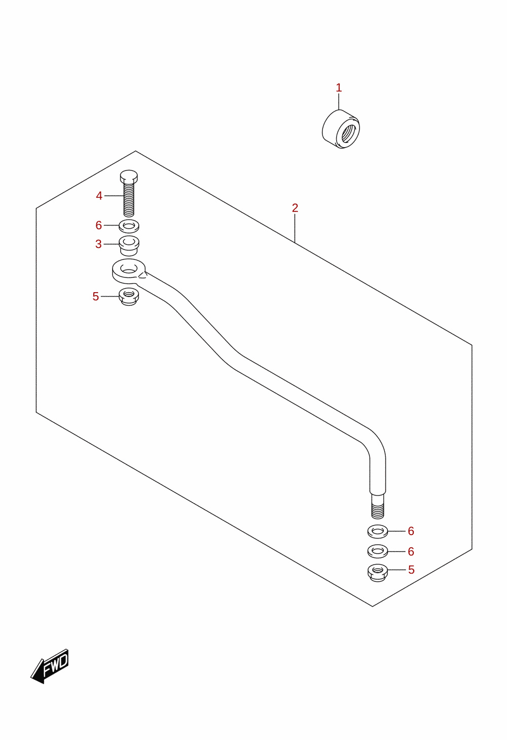 Barre de liaison (DF8AR, DF9.9AR)