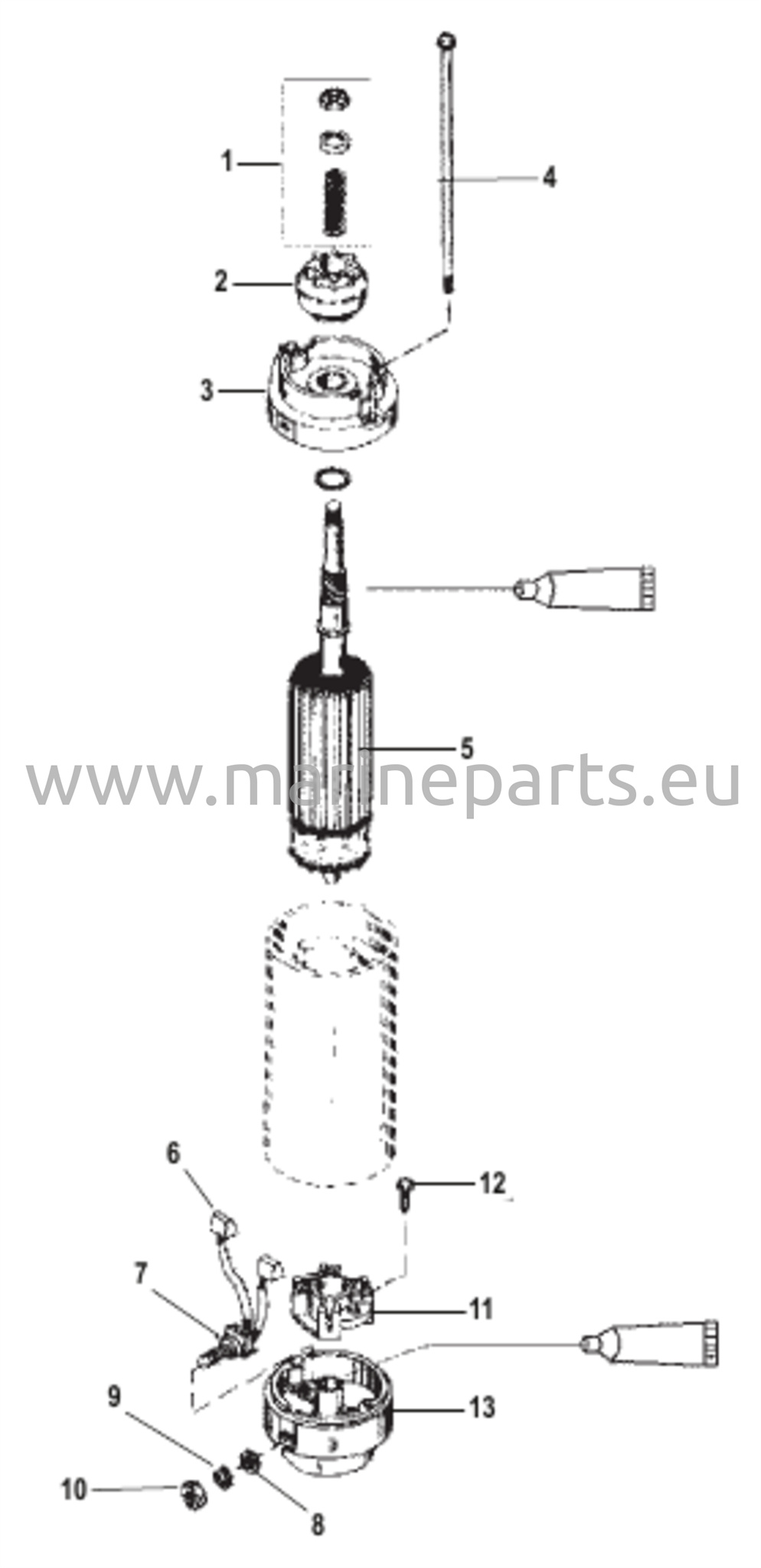 Sähkömoottori käynnistimeen
