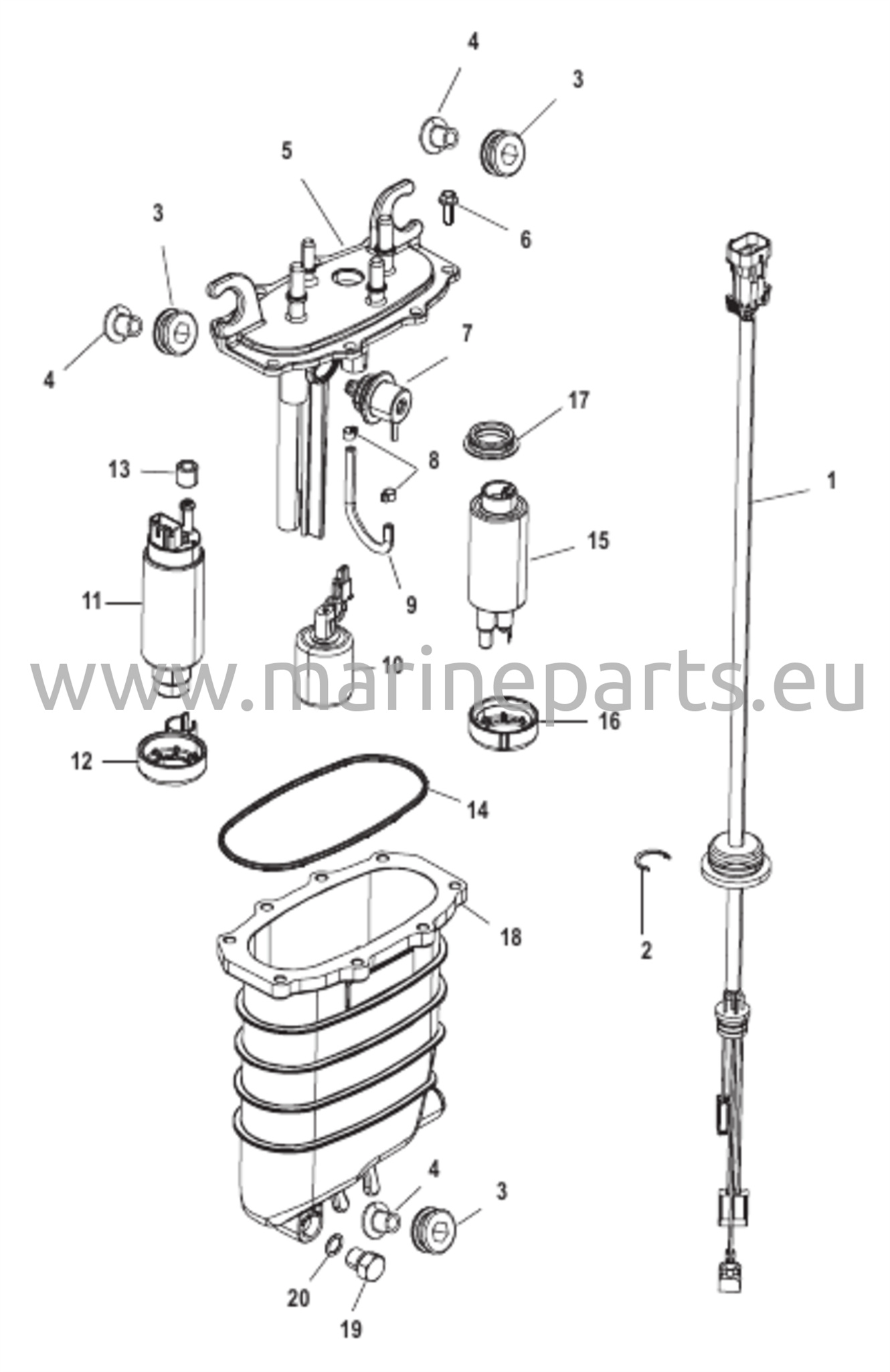 Polttoaineen syöttömoduuli