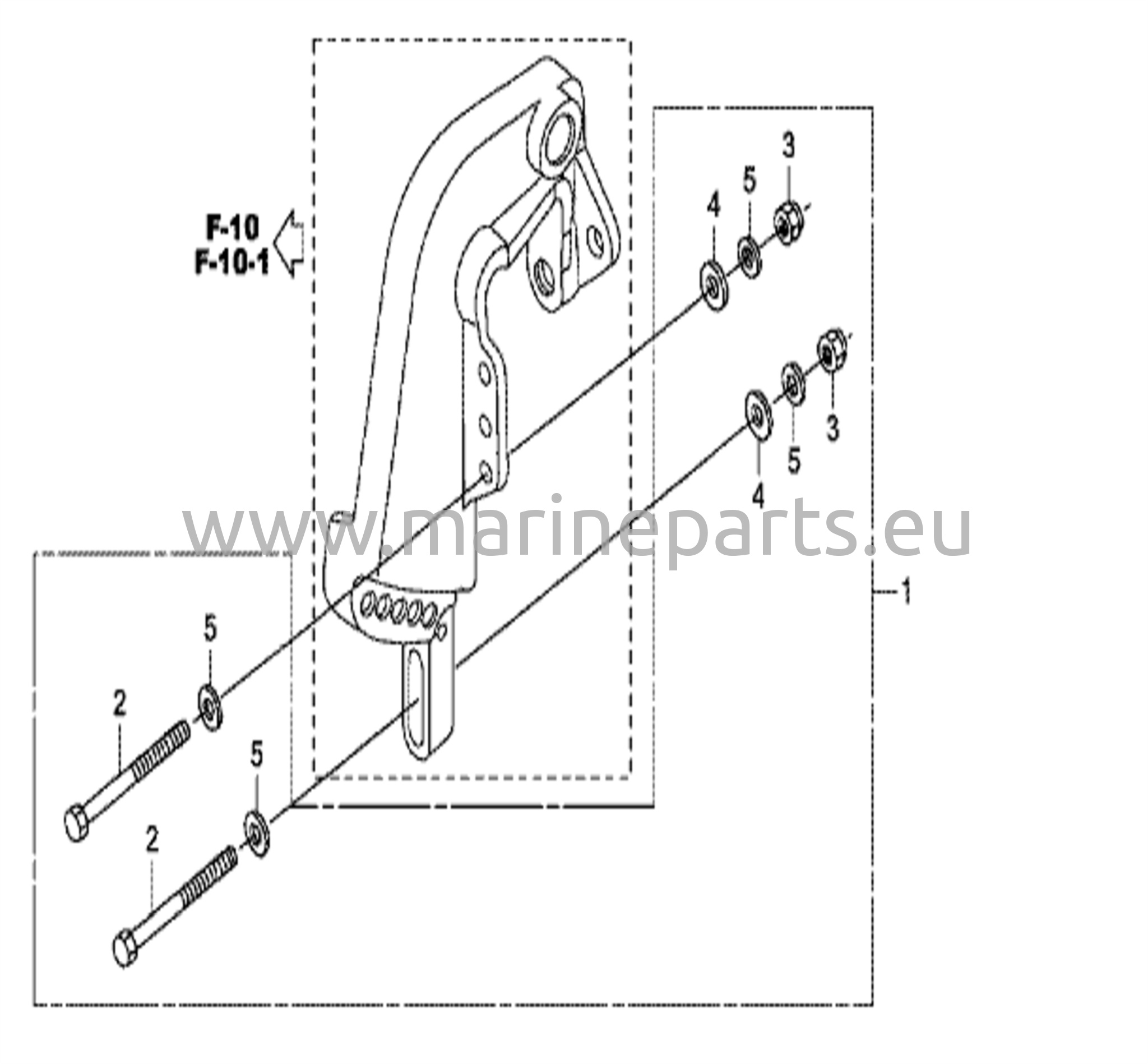 Outboard installation kit