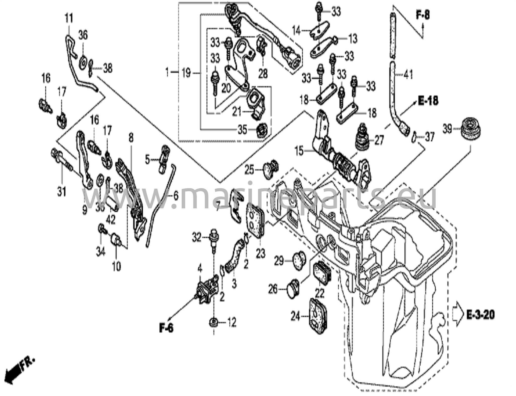 Shift shaft (remote specification)
