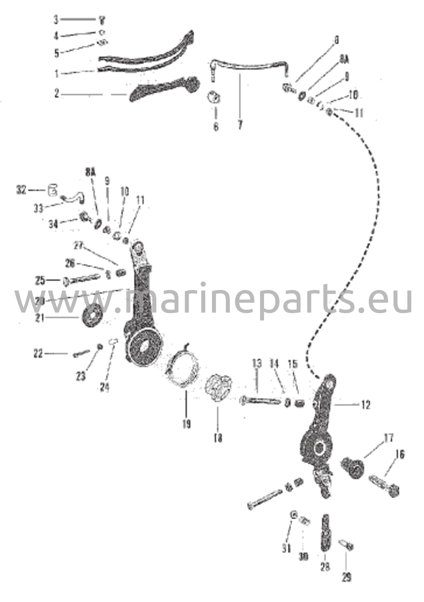 Throttle Control Linkage and Spark Advance 