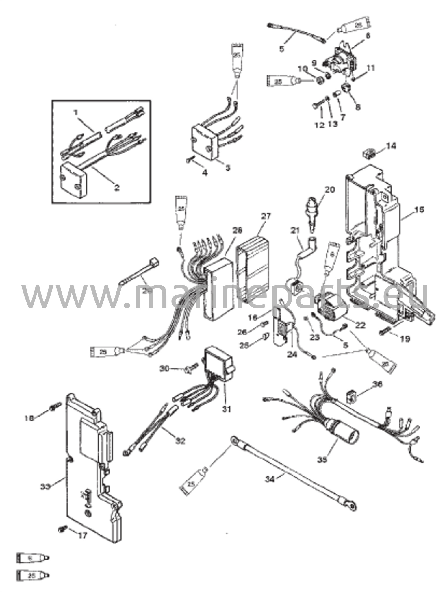 Voimansiirron akselikotelo