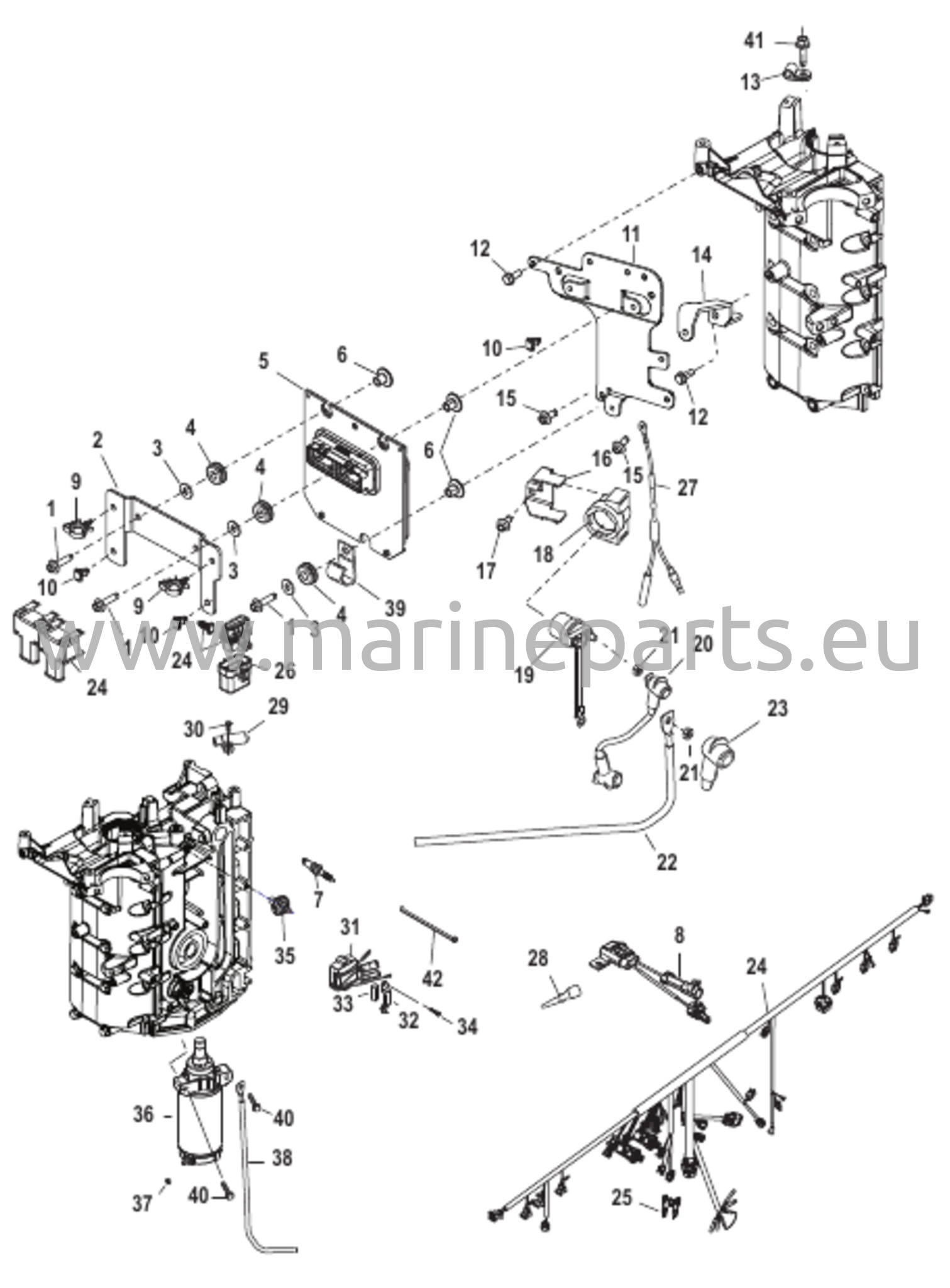 Sähkökomponentit 1C104423/0P560349 ja alla olevat