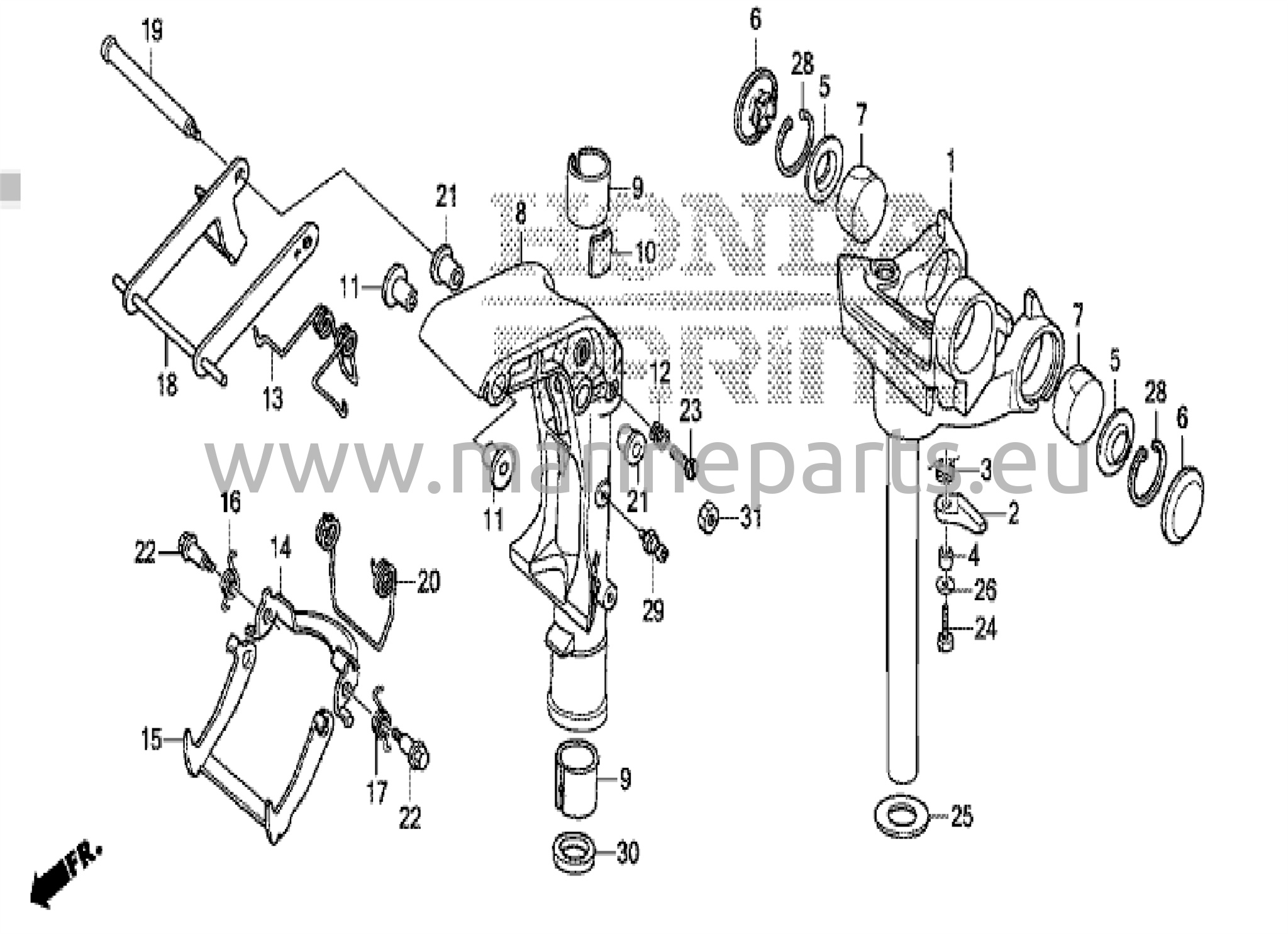 Swirvel case and mountings