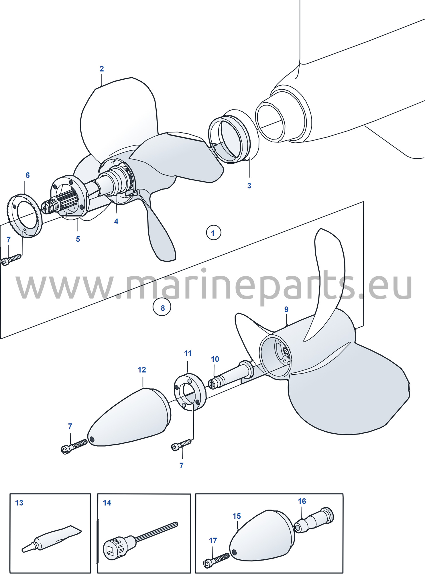 Propeller til IPS-enhed
