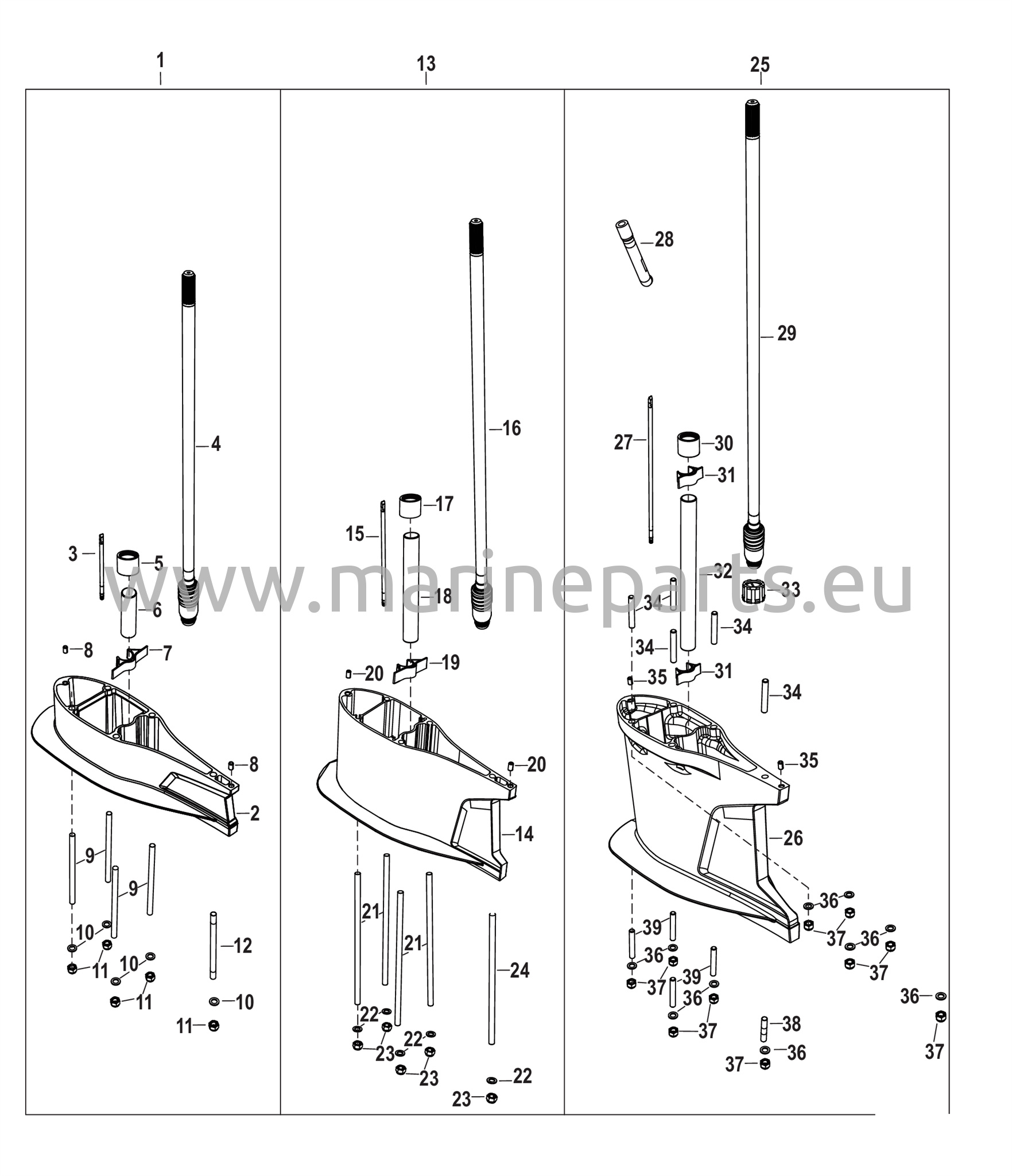 Vetoakselin jatkosarjat