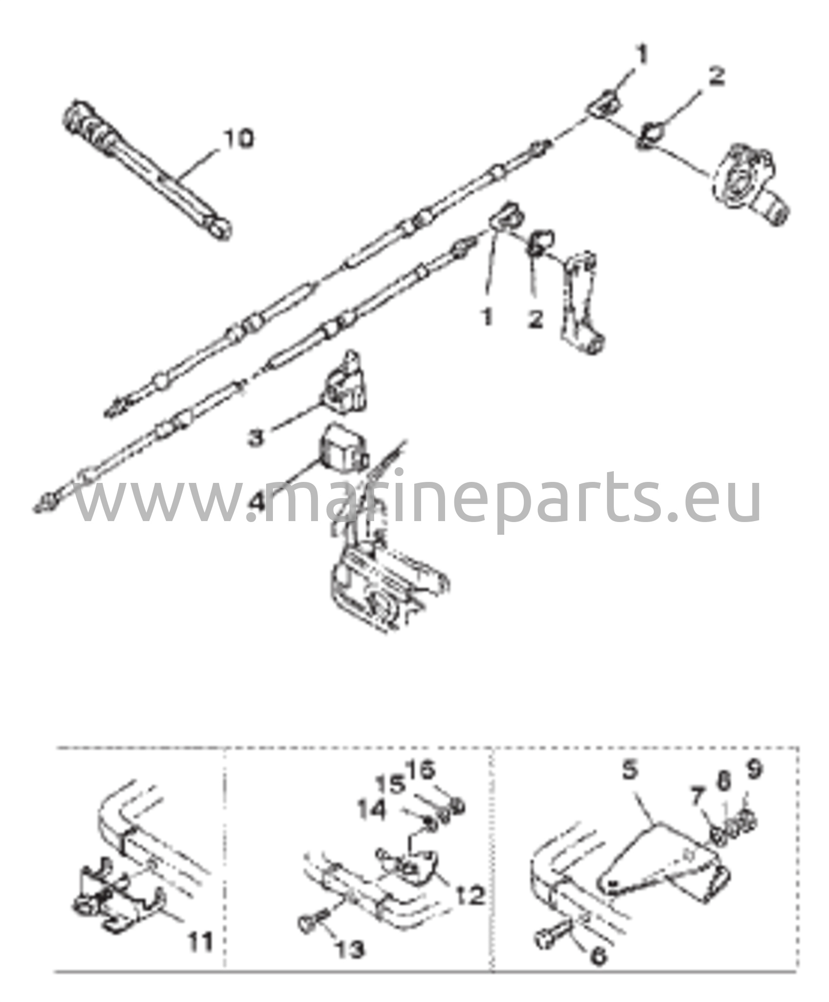 Kaukosäätimen kiinnityssarja