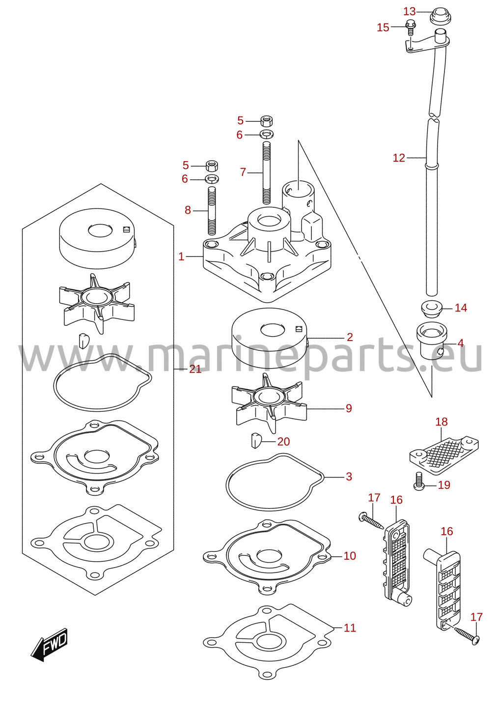 Vattenpump (DF60A)