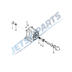 Sea-Doo GS/GT/XP-seeria jugapumba hoolduskomplekt