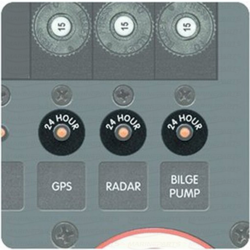 Label Kit 24 HOUR Round Black