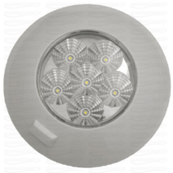 Kuppelvalgusti 12-24 V 6 W 6 PIRANHA x 1 W