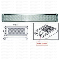Kuppelvalgusti 12-28 V 1 W x 30smd