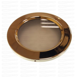 Väline ümmargune roostevabast terasest kuppelvalgusti 3"