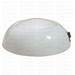 LED kuppelvalgusti valge plastmassist 3"