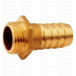 Messingist voolikuadapter isane 1/4" - 8 mm (pakis 2) 