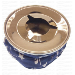 Roostevabast terasest sinine tuulekindel tuhatoos