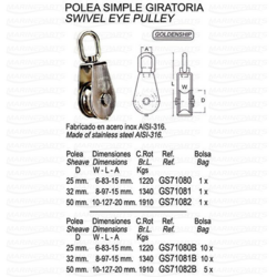 Pöörliga plokiratas 32 x 8 x 97 x 15 mm (10 tk)