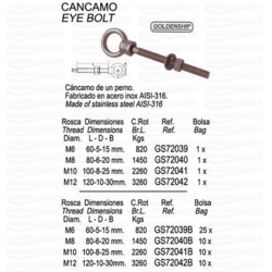 Roostevabast terasest poltaas 12 x 130