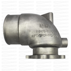 Mixing Elbow in Stainless Steel for Yanmar 4LH-TE, 4LH-DTE, 4LH-HTE, 4LH-STE diesel engines HDI Marine Premium